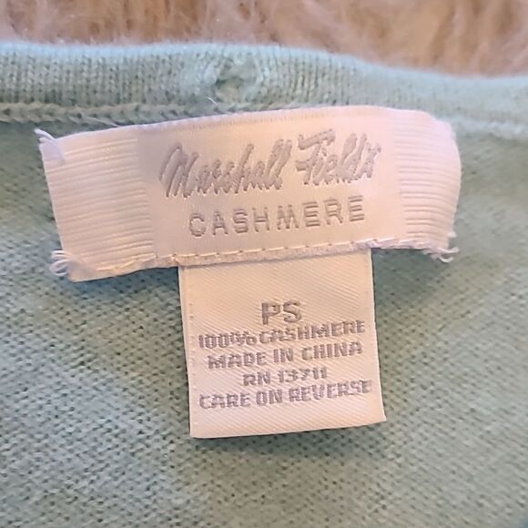 Marshall fields vintage light blue cashmere sweater size ps - Picture 2 of 5